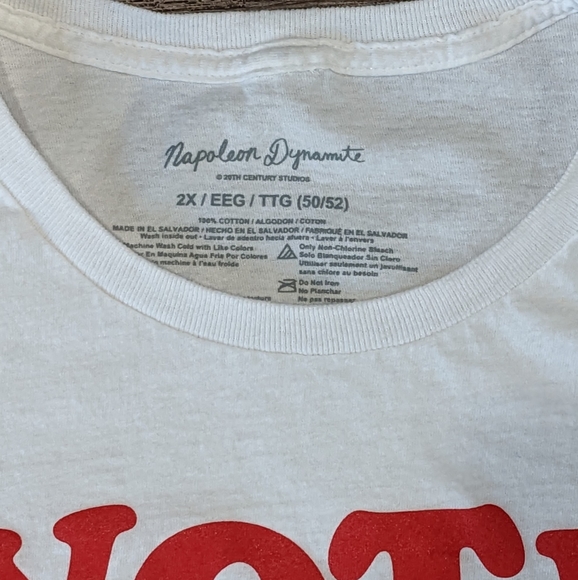 Napoleon Dynamite Vote For Pedro movie t-shirt - SIZE 2XL - Picture 3 of 3